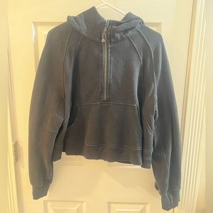Lululemon Black Scuba Oversized Half-Zip